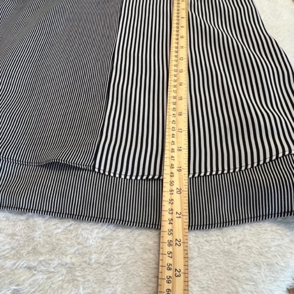 Maurices Womens Black White Striped Spaghetti Strap Camisole Top Size Large - Picture 9 of 9